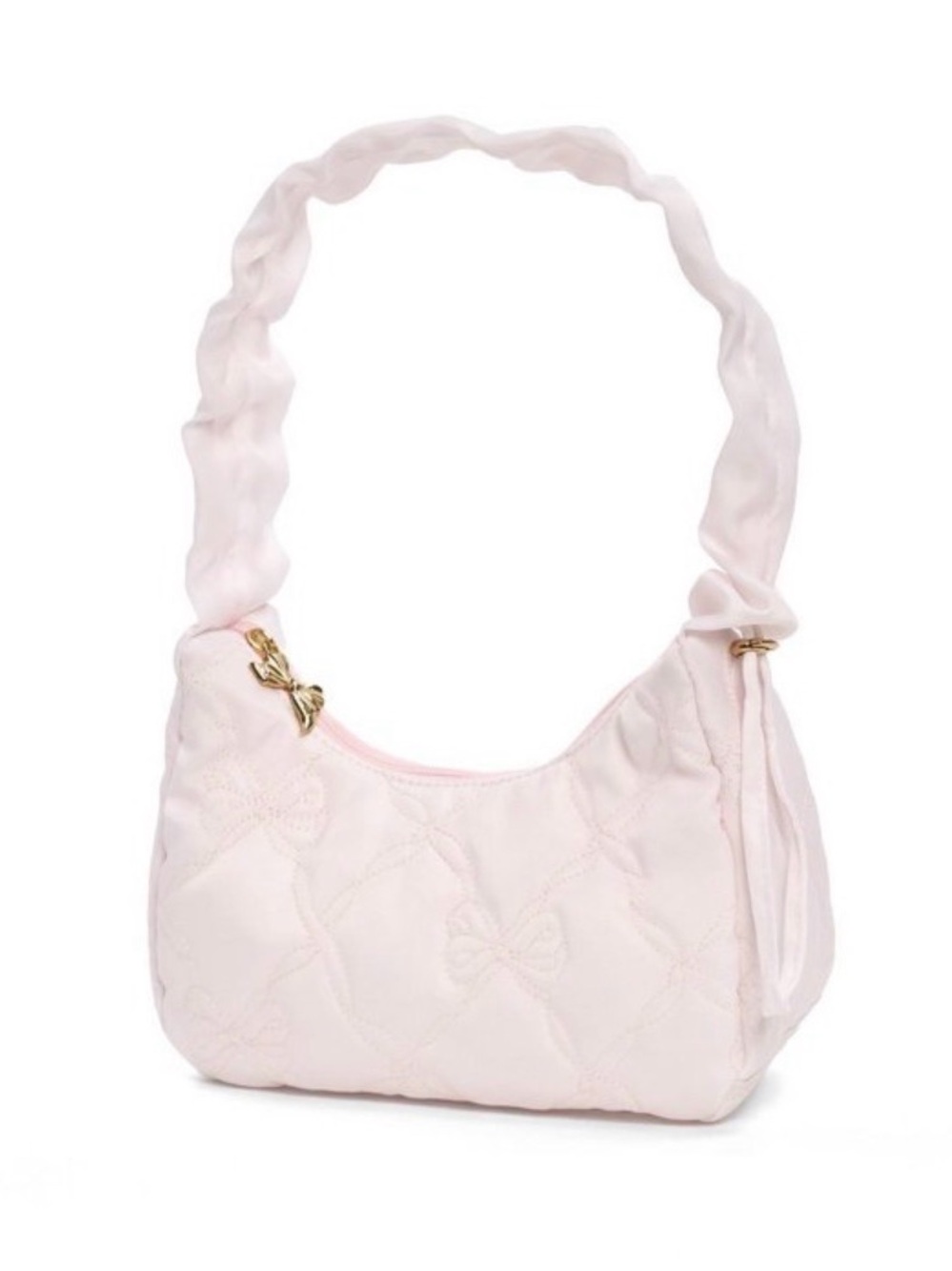 LoveShackFancy Quilted Light Pink Mini Bag